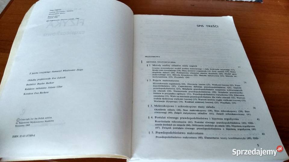 Fizyka cząsteczkowa A N Matwiejew 1989 Gdańsk