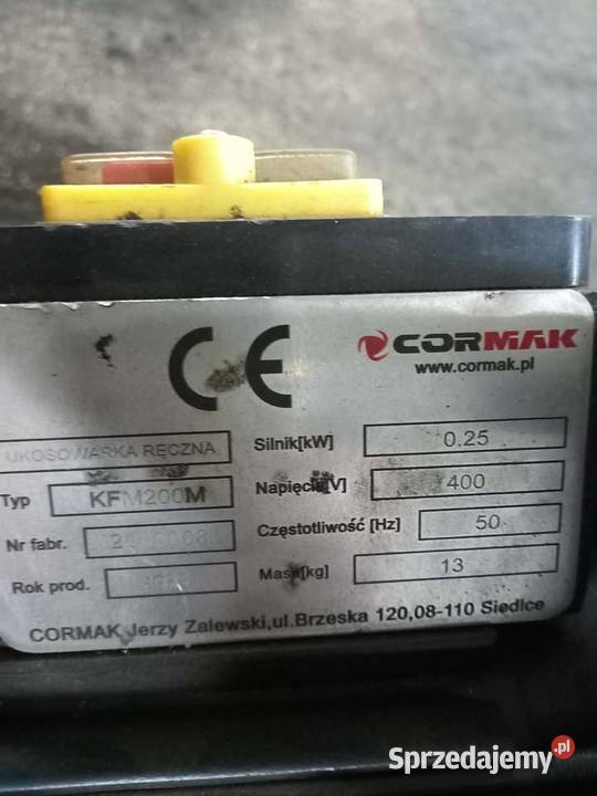 ukosowarka cormak kfm200m Będzin sprzedam