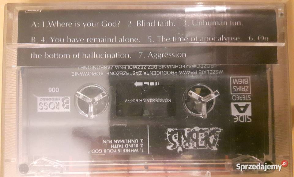 DEBRIS Blind Faith 1993 kaseta magnetofonowa Lutomiersk