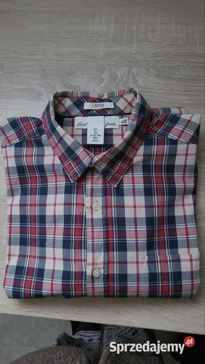 Koszula męska w kratkę bawełna Radom