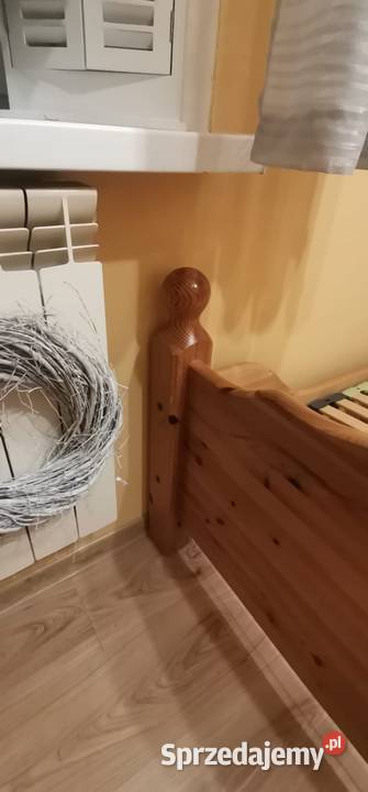 Łóżko drewniane z materacem100200 mazowieckie