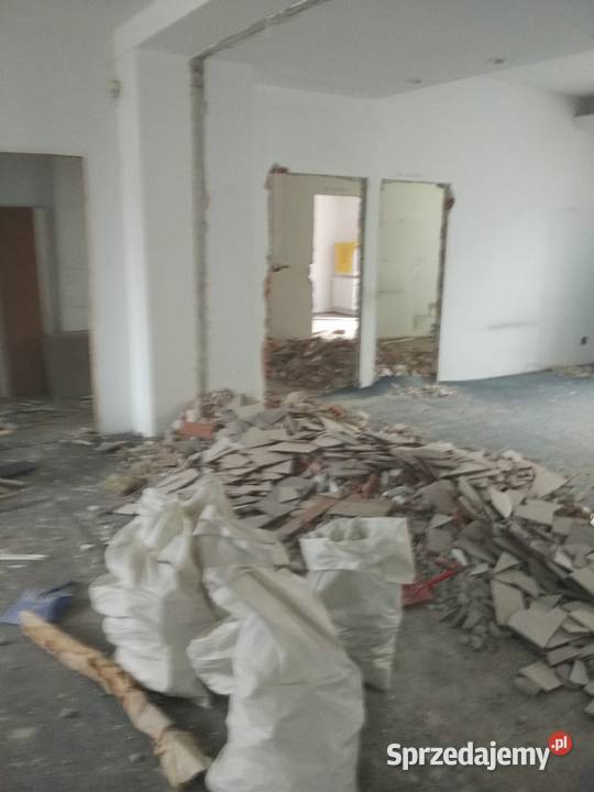 Wynoszenie gruzu w workach wolny termin Warszawa