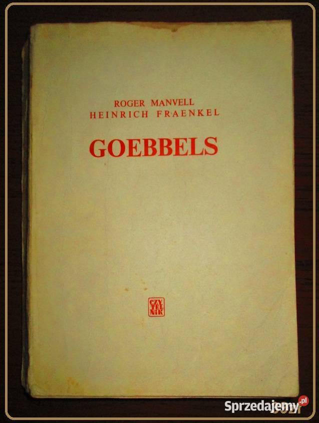 GOEBELS Rzesza Stalin Hitler Frank Guderian Łódź sprzedam