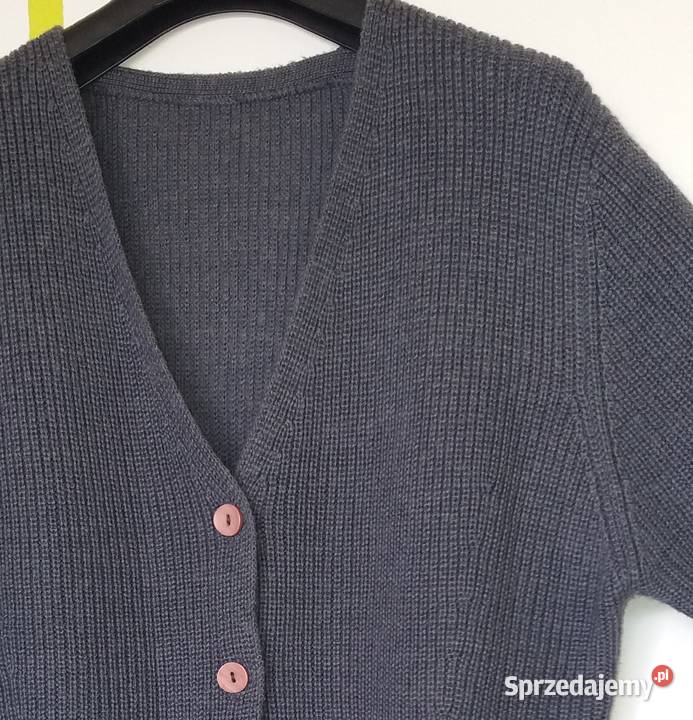 L4648 Grafitowy zgrabny sweter śląskie sprzedam