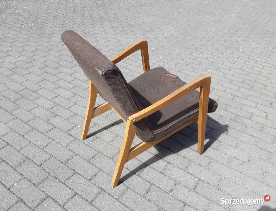 Fotel PRL typ 300 138 Design lata 60 70 Vintage Gdynia