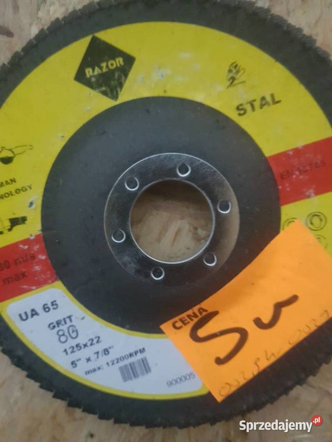 tarcza szlifierska 125mm Gr 80 ultra razor Głogowa