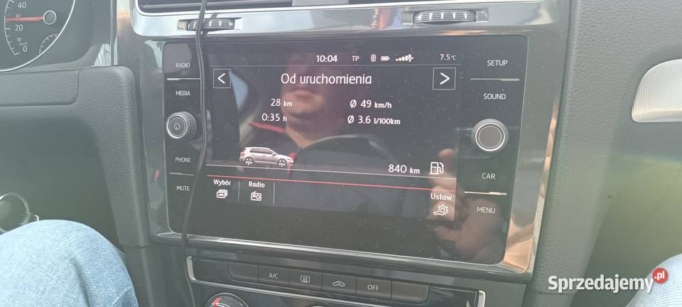 Volkswagen Golf VII bezwypadkowy garażowany 86KM Goszczanów