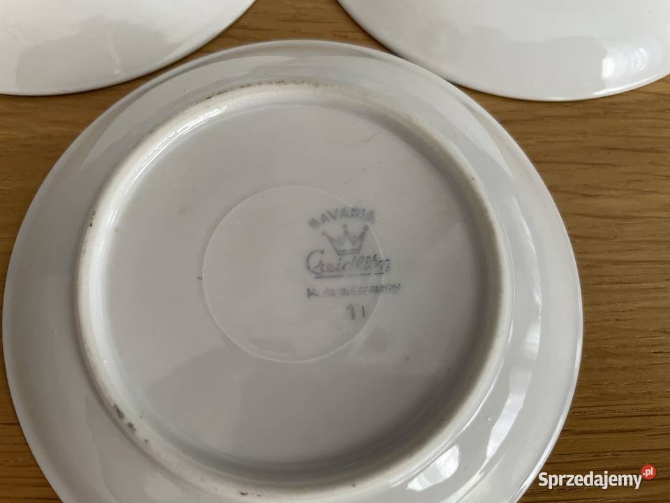 Bavaria Geidlitz mały porcelanowy talerzyk Pruszcz Gdański