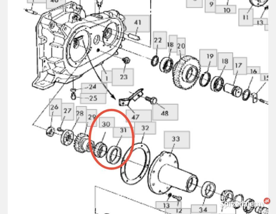 Łożysko John Deere 2054 2056 2058 2064 2066 2254 sprzedam