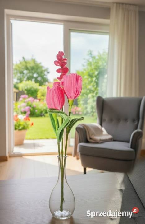 Tulipany z wyciorów 7 sztukę Kraków