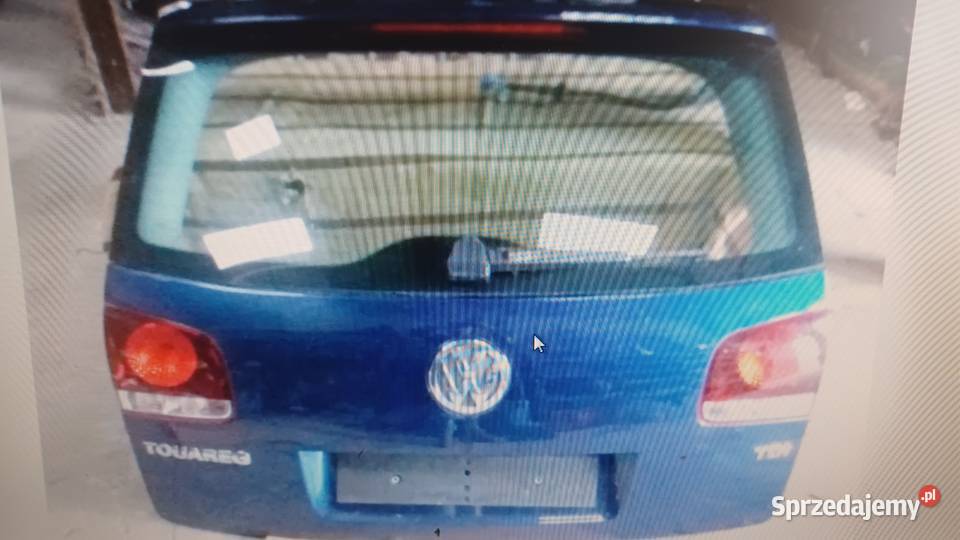 KLAPA TYŁ SZYBA LAMPY VW TOUAREG 2006r osobowe Pozostałe Rakoniewice sprzedam