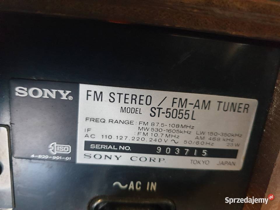 Sony tuner vintage Leżajsk sprzedam
