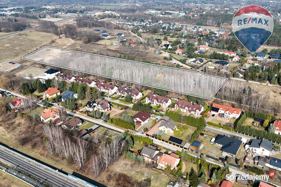 Grunty inwestycyjne 338 ha Kozery Grodzisk Maz 380m