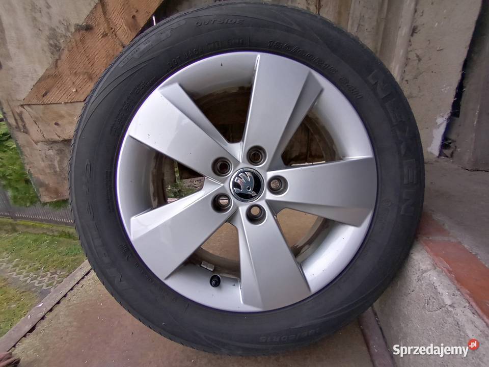 Koła Skoda 155x100 ET38 OPONY 18560R15KPL Nowych wielkopolskie Książ Wielkopolski
