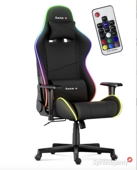 Fotel gamingowy Huzaro Force 62 Black RGB Nowy Targ