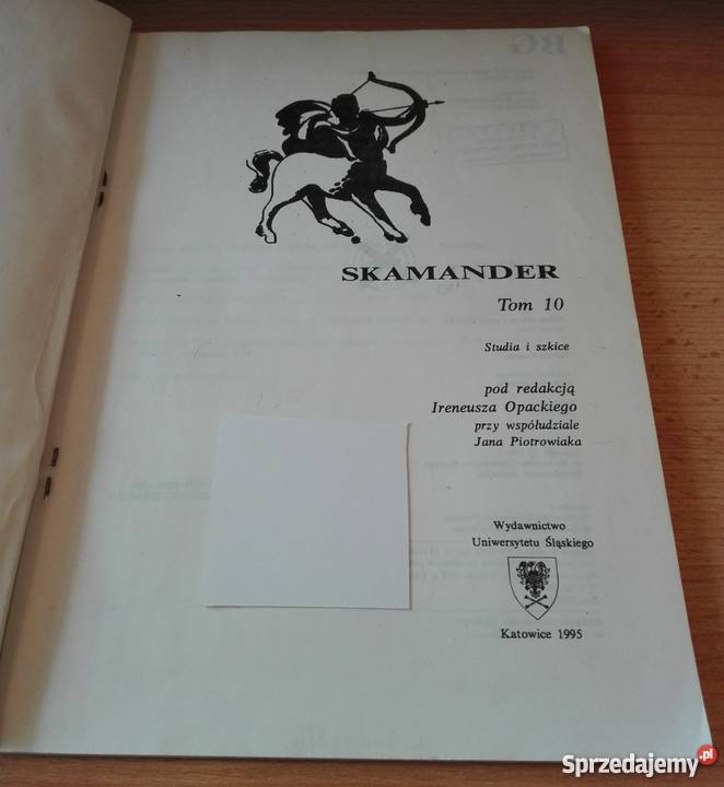 Skamander 10 Studia i szkice Opacki Piotrkowiak Gdańsk