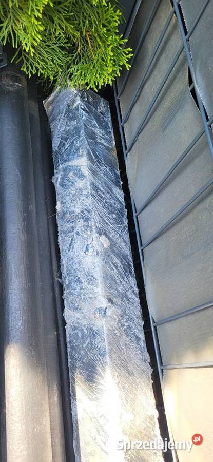 50 Prawie nowa Brama 4 m x 17m furtka 4 słupki metal Czeladź