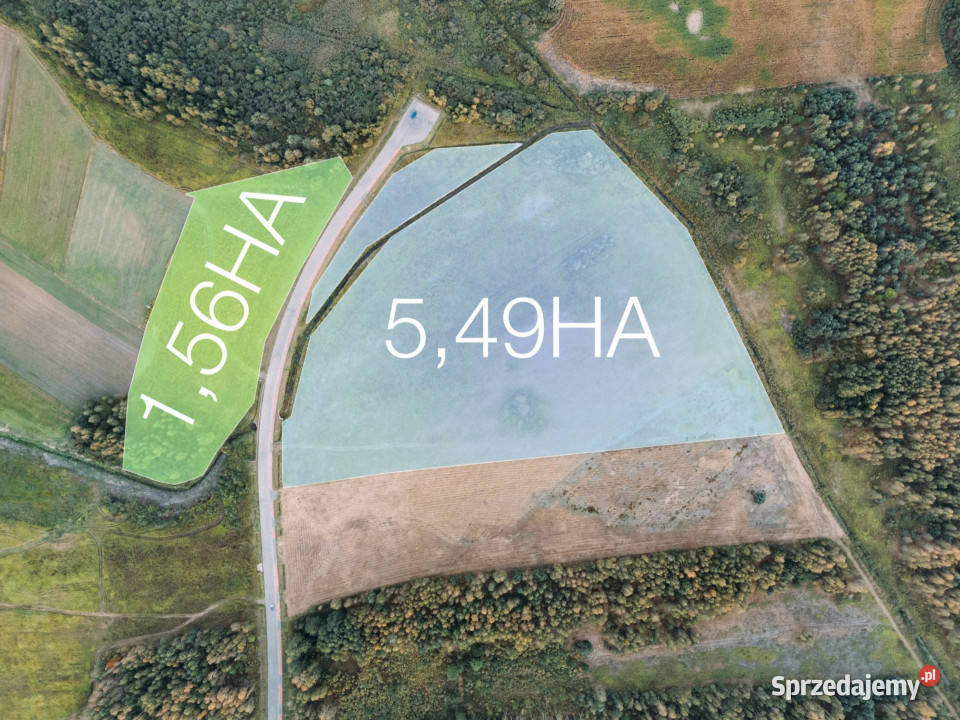 Działka przemysłowa 55 HA Podborze Mielec Strefa