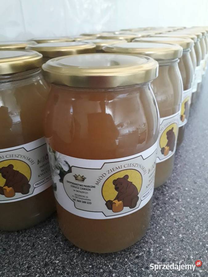 Miód pszczeli wielokwiatowy polski z własnej sprzedam