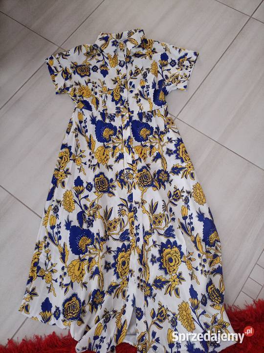 Sukienka kwiaty Spódnice i sukienki Odzież damska Abramów