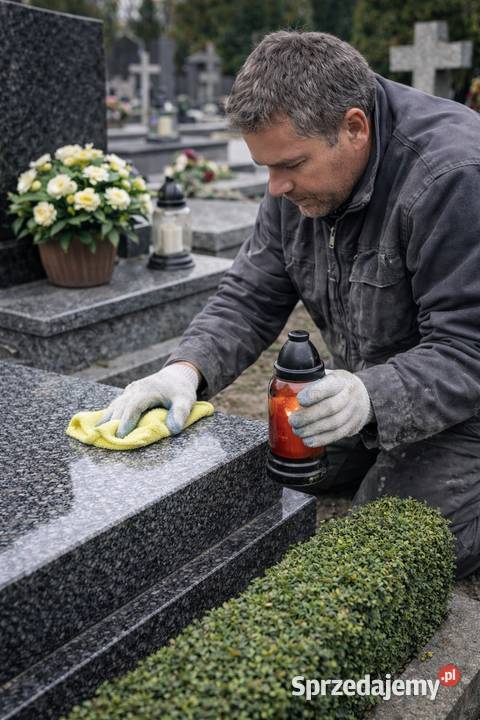 Polerowanie pomnika mycie czyszczenie kamienia Pozostałe Wrocław