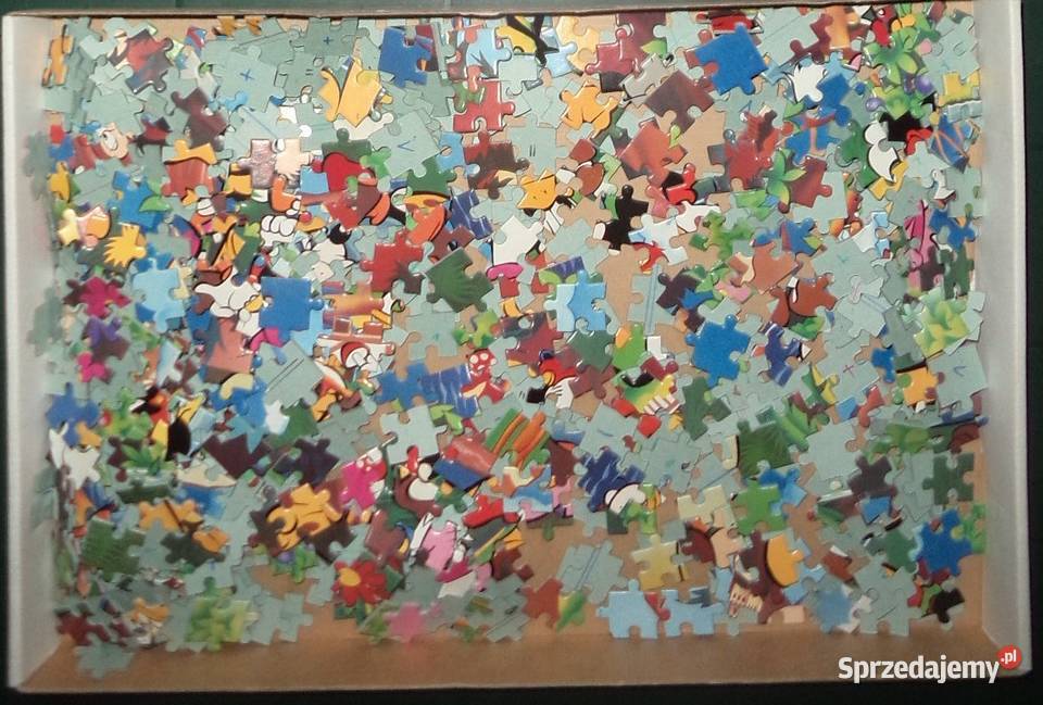 3x stare puzzle Kaczor Donald Duck Myszka Miki podkarpackie Rzeszów