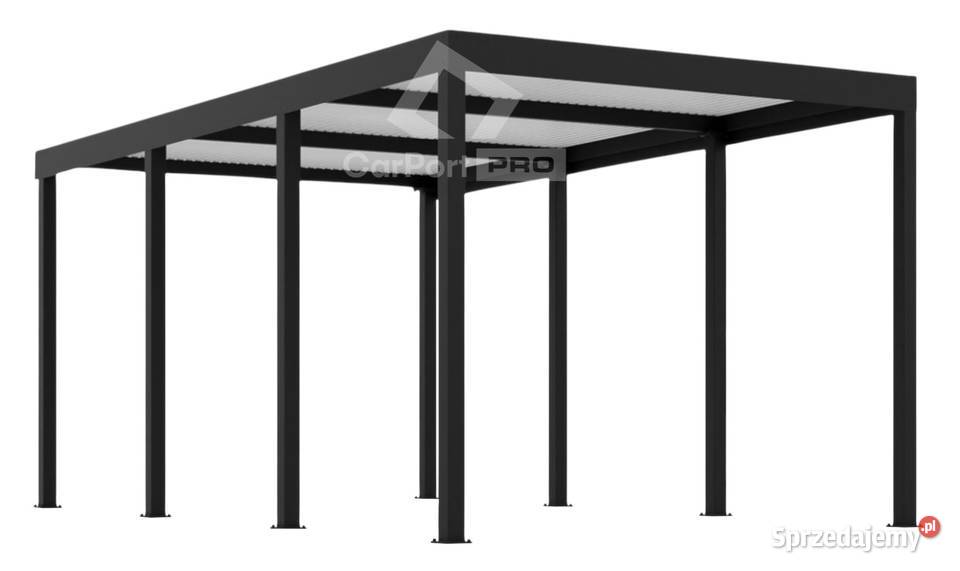 CarPort PREMIUM wiata samochodowa 3x5 antracyt Wieliczka