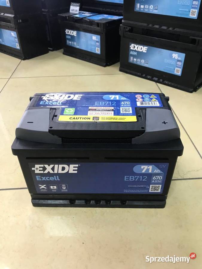 Akumulator Exide Excell 71Ah 670A Września
