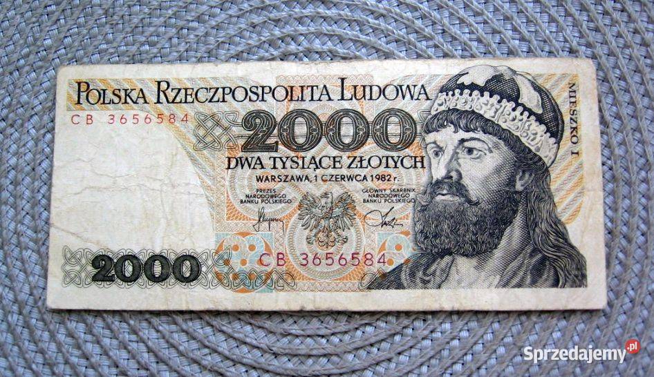 Polska 2000 1982r Seria CD Numizmatyka wielkopolskie Kalisz
