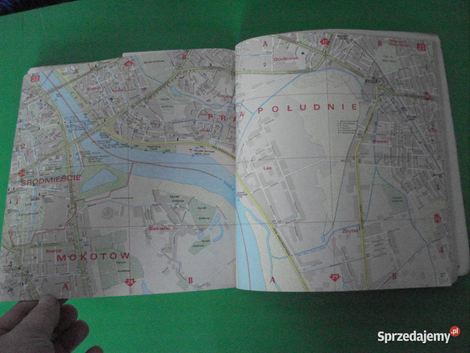 Plan miasta warszawy Warszawa sprzedam