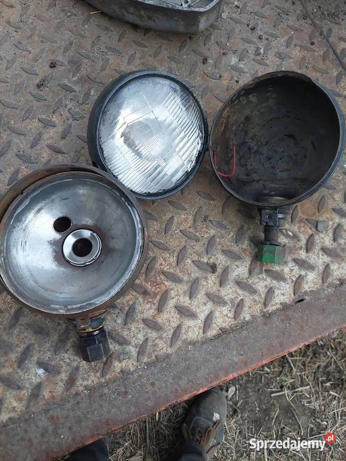 Przednie lampy ursus zetor claas deutz zabytkowe Oświetlenie Czernikowo