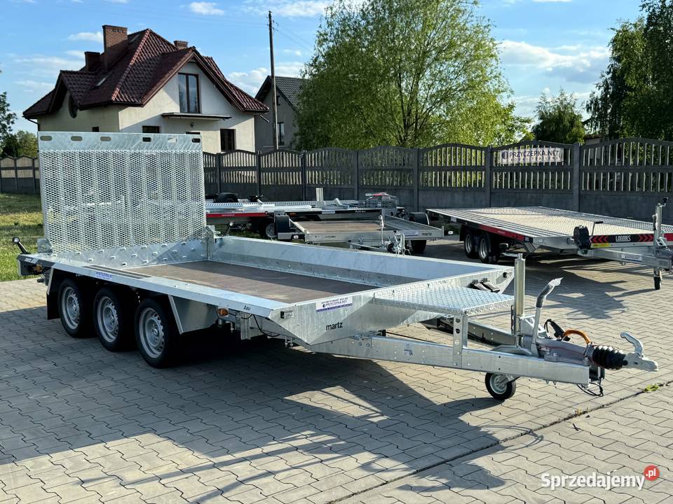 Przyczepa do przewozu koparek maszyn MARTZ BAU3