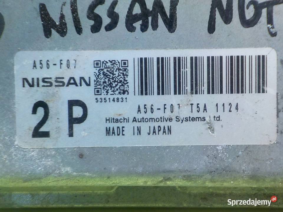 NISSAN NOTE I E11 LIFT 16 B 11r 5D sterownik