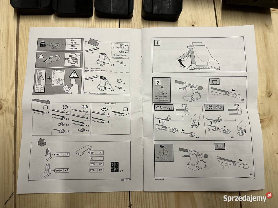 Thule KIT 1591 AUDI A6 4dr Sedan 0410 łódzkie Łódź sprzedam