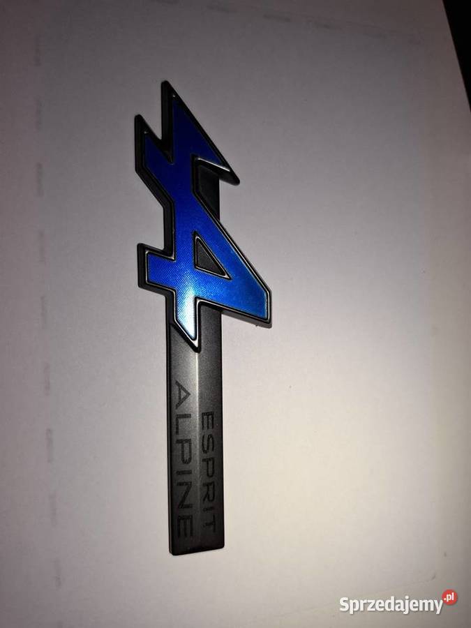 Oryginał Znaczek Alpine Esprit Reno Renault