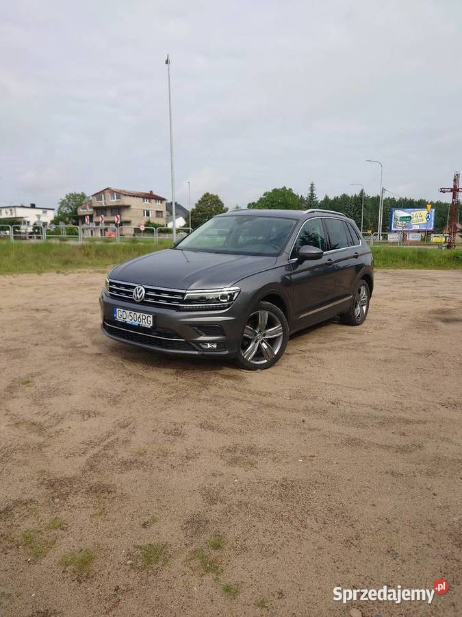 Tiguan wirtualne zegary masaże bezkluczykowy asystent pasa ruchu Kartuzy