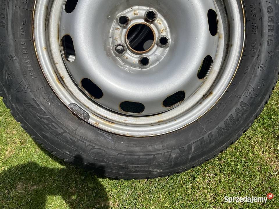 Koła zimowe 19565 R15 rozstaw 5x100 Volkswagen podkarpackie Rzeszów sprzedam