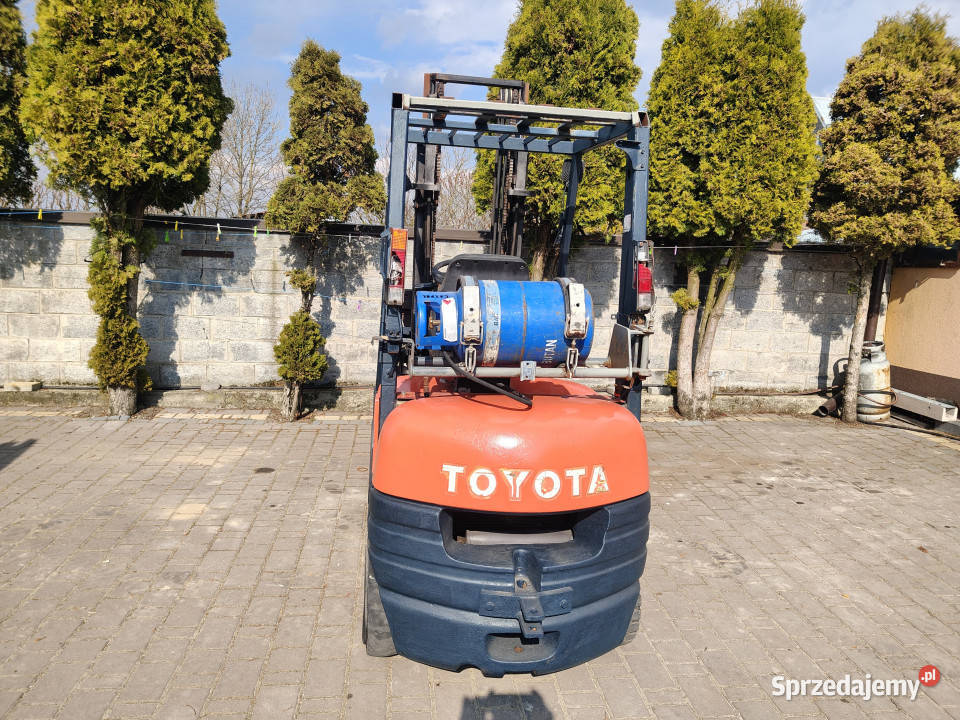 Wózek widłowy gazowy TOYOTA 6FG18 obrotnica 360 Włosty