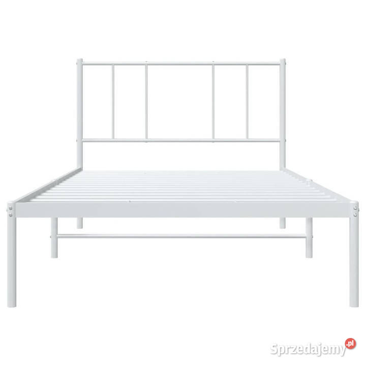 Łóżko Metalowe Białe Rama Łóżka Ze Stelażem 90cm Warszawa sprzedam