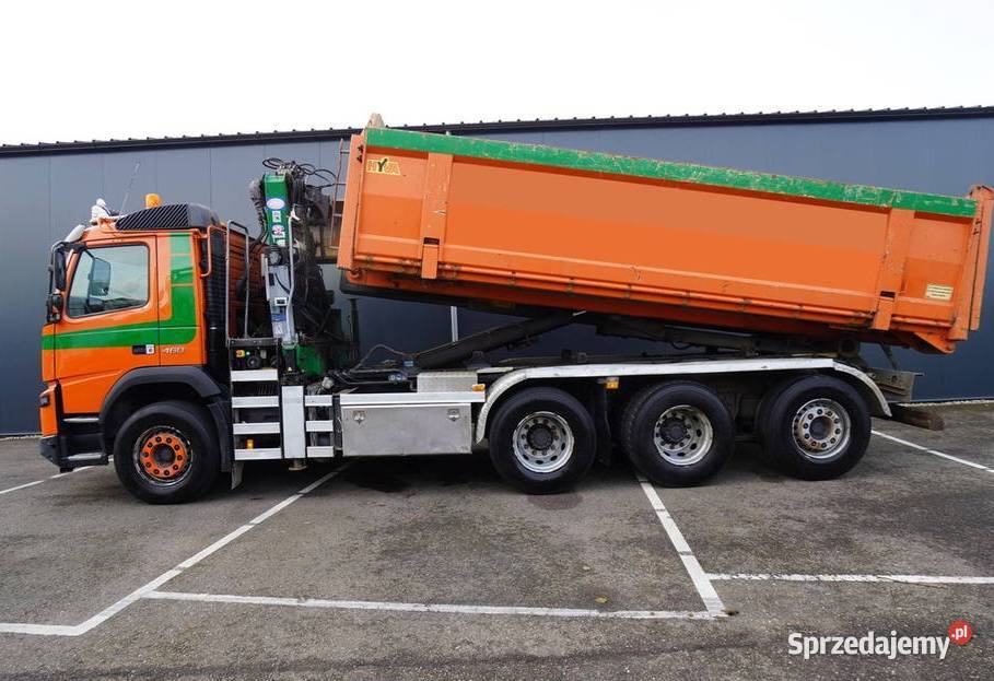 4 osiowa wywrotka 8x4 bordmatic z dzwigiem Volvo mazowieckie