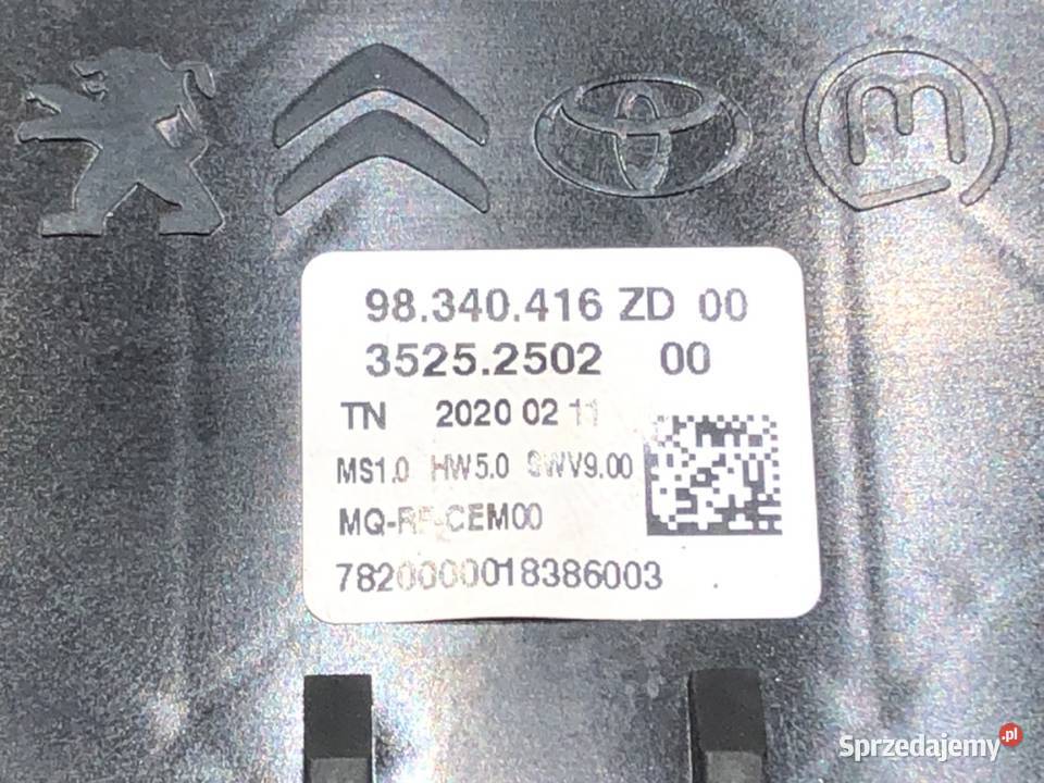 PANEL STEROWANIA NAWIEWU PEUGEOT PARTNER IV