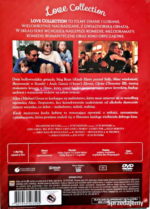 KIEDY MĘŻCZYZNA KOCHA KOBIETĘ MEG RYAN Kalisz sprzedam