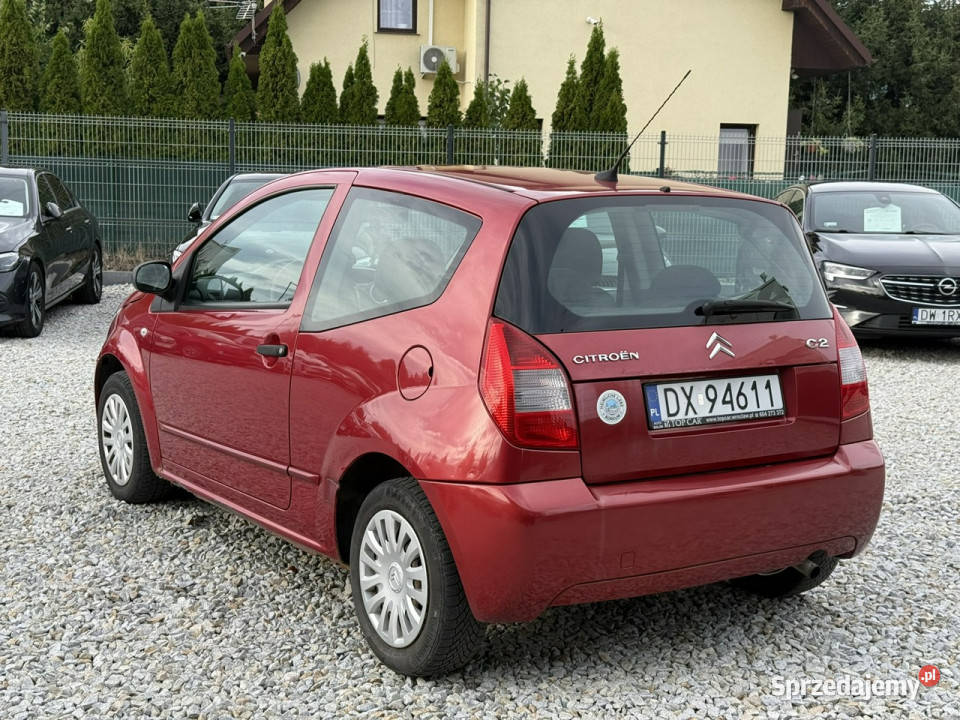 Citroen C2 11 60 2009r klima VAT marża Wrocław