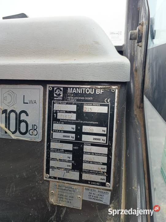 Manitou MLT 633 podkarpackie Mielec