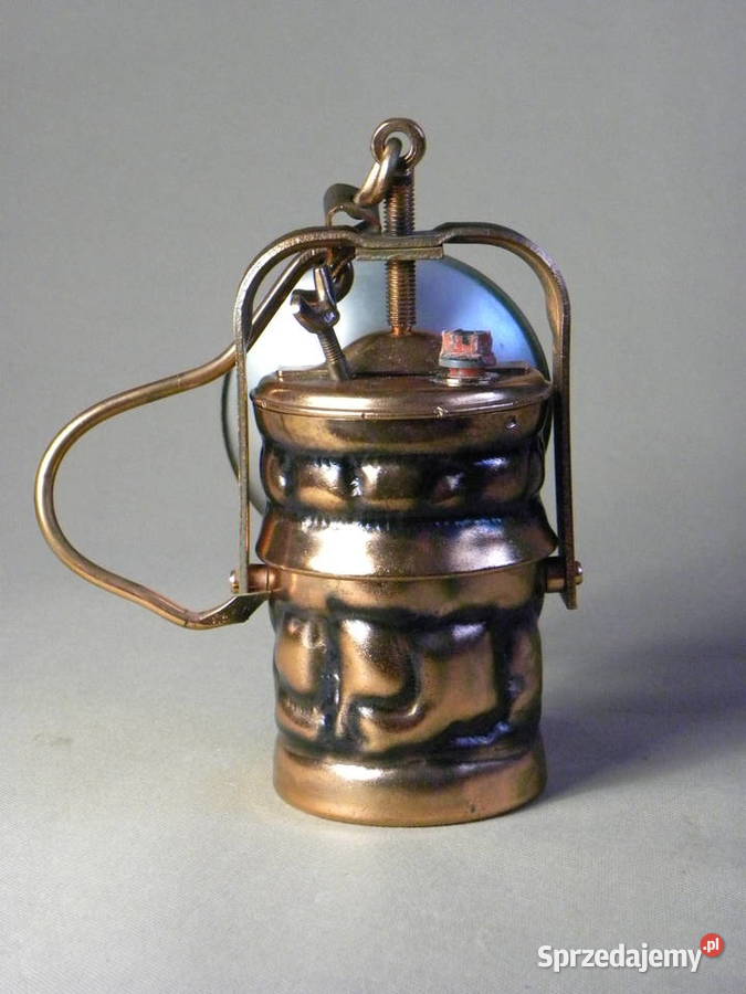 Kolekcjonerska polska lampa górnicza karbidowa Legnica sprzedam