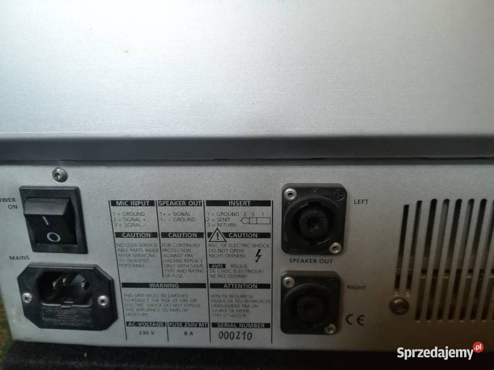 Powermikser zeck PD 1410 2x500w Amptec małopolskie Tarnów