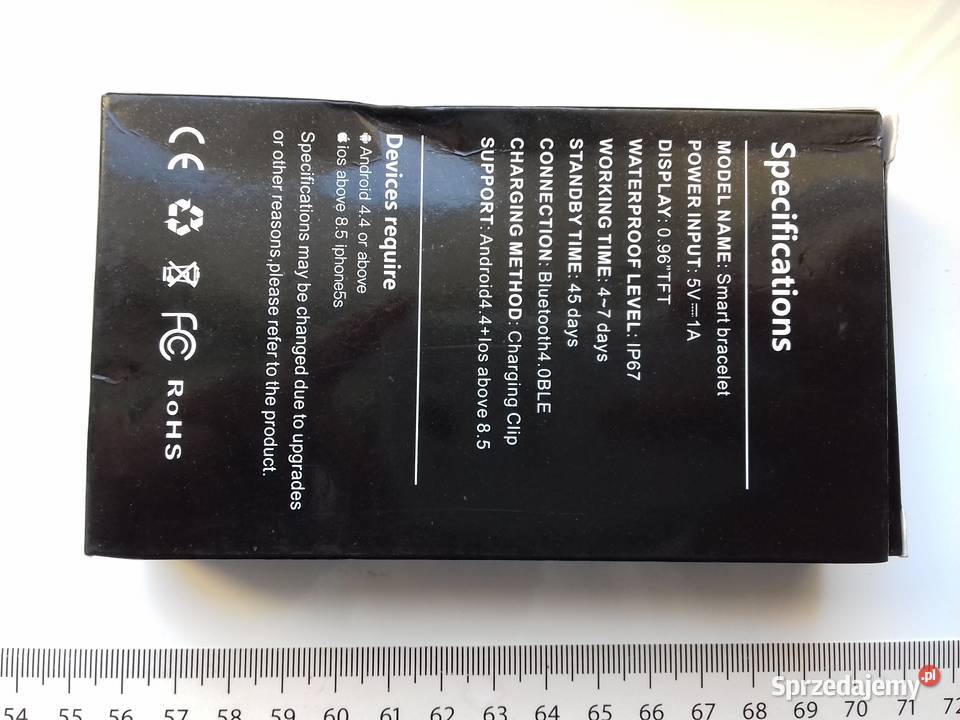 Smart Bracelet M4 nie ładuje się Opaska z Bydgoszcz