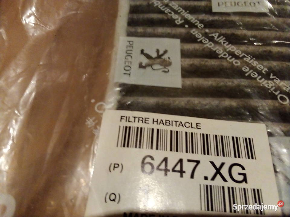 Filtry kabinowe węglowe do citroena peugeot osobowe wielkopolskie
