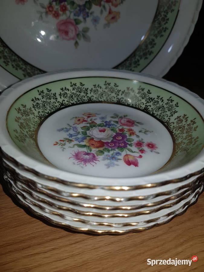 Miseczki komplet z porcelany Limoges wielkopolskie Wola Podłężna
