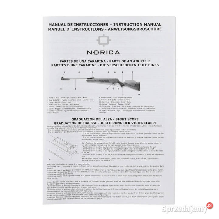 Wiatrówka Norica Phantom GRS 45 mm mazowieckie Warszawa